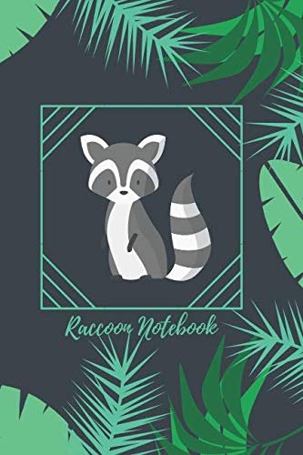 Raccoon Notebook: Notebook for kids, Journal, (110 pages, blank, 6 x 9) Study Guides