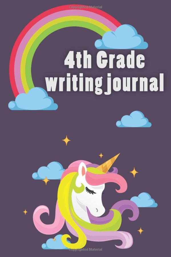 4th grade writing journal: Unicorn Daily Planner journal 6x9 365 everyday paper high quality planner matte finish softcover design for girls, boys, and kids Learning & Reference