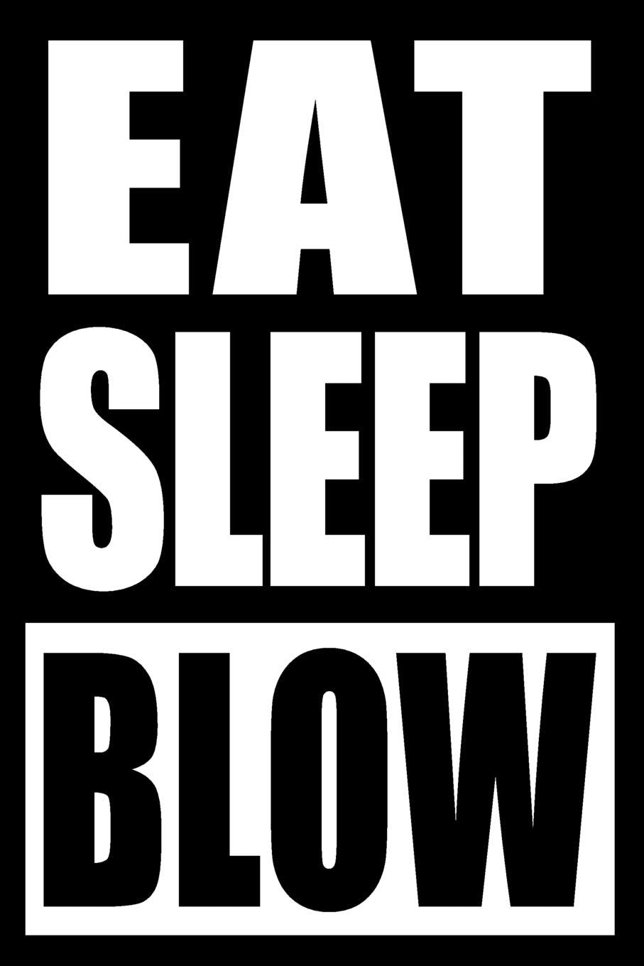 Eat Sleep Blow | Notebook for Glassblowers, Medium Ruled Journal Film, Art & Culture