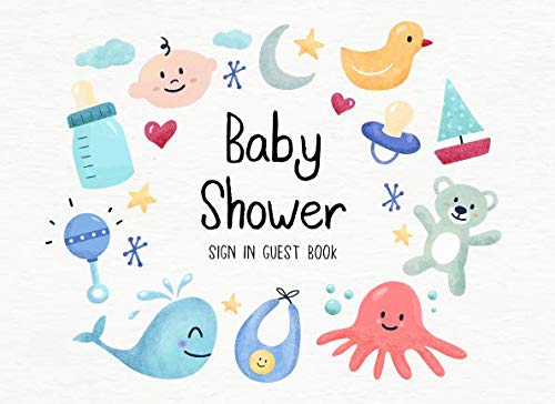 Baby Shower Sign in Guest Book: Registration Memory Keepsake Family Party Decorations Supply (Keepsake Message Book, Band 5) Parents & Children