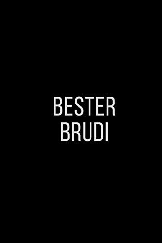 Bester Brudi: Tagebuch Notizbuch | 120 Seiten | Punktraster | Geschenkidee Non-fiction