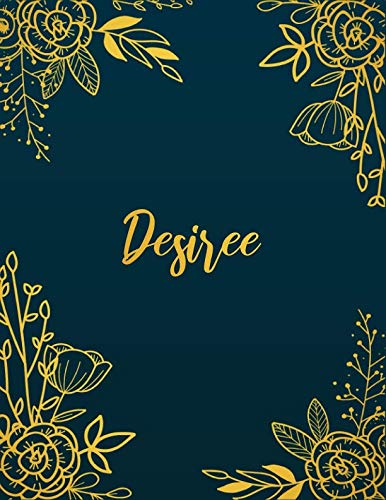 Desiree: Personalized Name Notebook/Journal Perfect Gift For Women & Girls 100 Pages A4 Film, Art & Culture