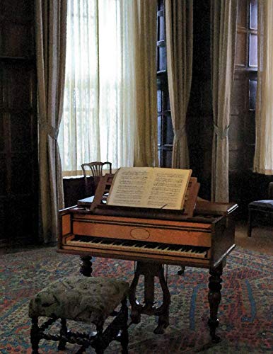 Piano Staff Paper Notebook: Blank Sheet Music for Score Composition, Large Arts & Music