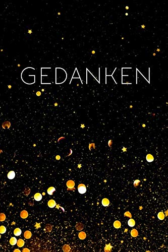Gedanken: Notizbuch für eigene Gedanken Ideen Poesie zum selbst schreiben Einschreibebuch Worte Tagebuch ca. A5 Softcover Sterne Poetry