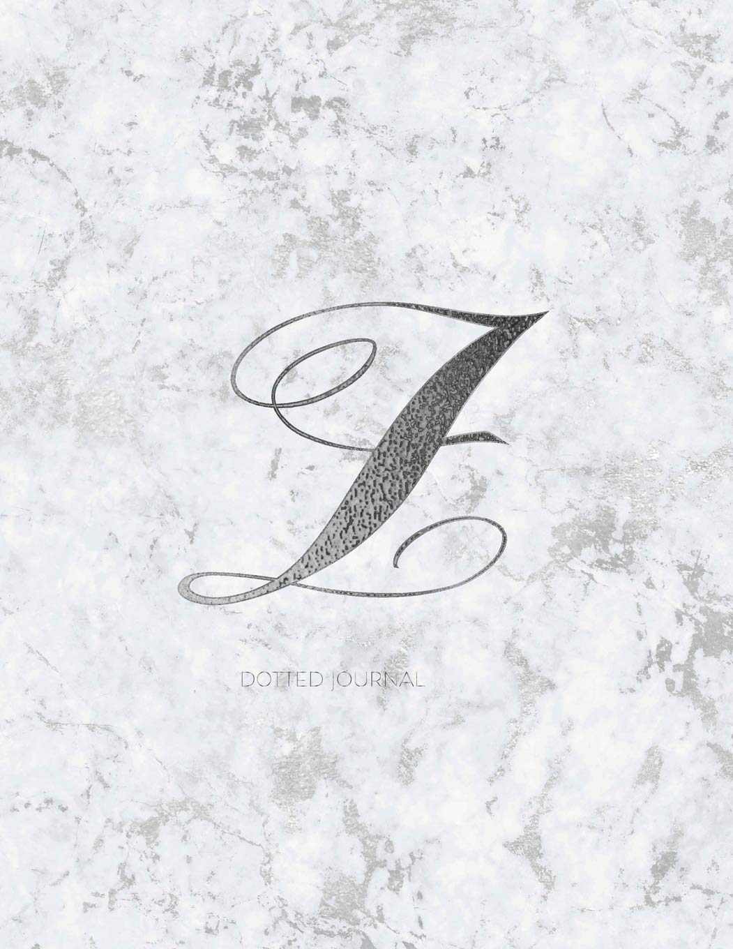 Dotted Journal: Dotted Grid Bullet Notebook Journal Marble Elegant Silver Gray Monogram Letter Z (8.5” x 11”) for Women Teens Girls and Kids Contemporary literature