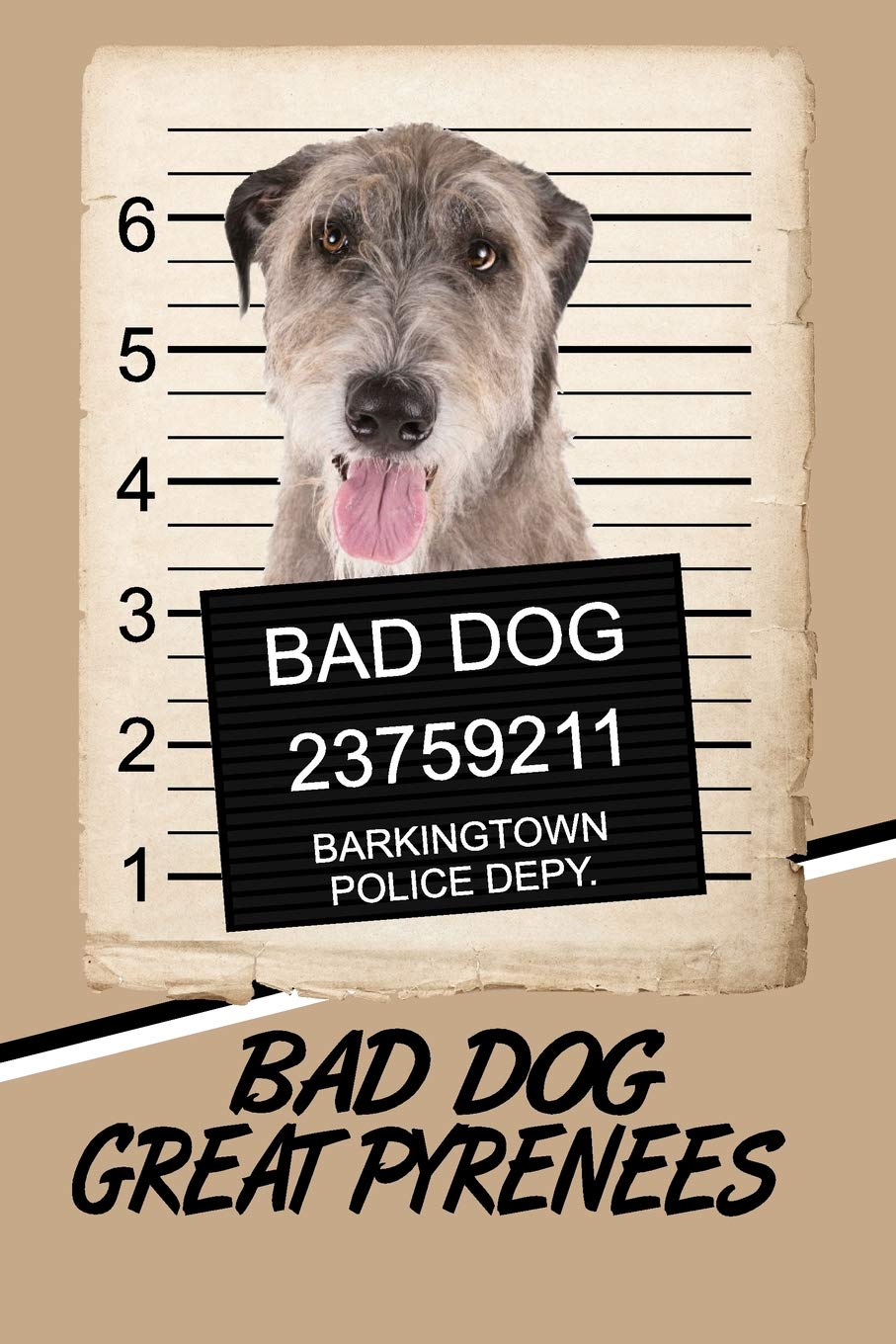 Bad Dog Great Pyrenees: Handwriting Practice Paper for Kids Notebook with Dotted Lined Sheets for K-3 Students featuring 120 pages 6"x9" Contemporary literature