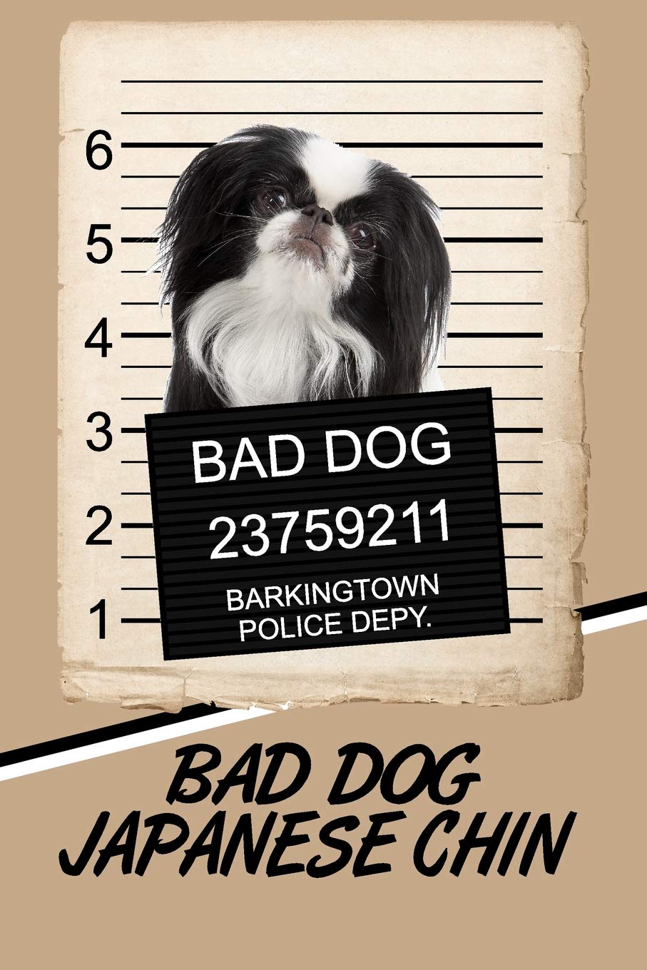 Bad Dog Japanese Chin: Handwriting Practice Paper for Kids Notebook with Dotted Lined Sheets for K-3 Students featuring 120 pages 6"x9" Essays & Short Stories