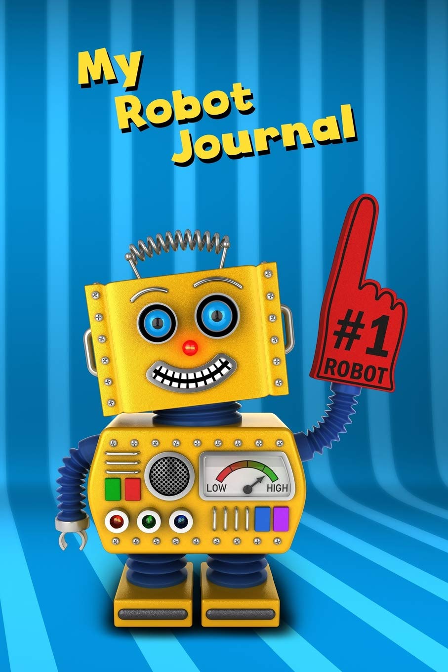 My Robot Journal: 6" x 9" 110 pages - Mutlifunctional use as diary, planner, schedule organizer, school notebook, college ruled with plain lines for girls or boys. Business & Technology