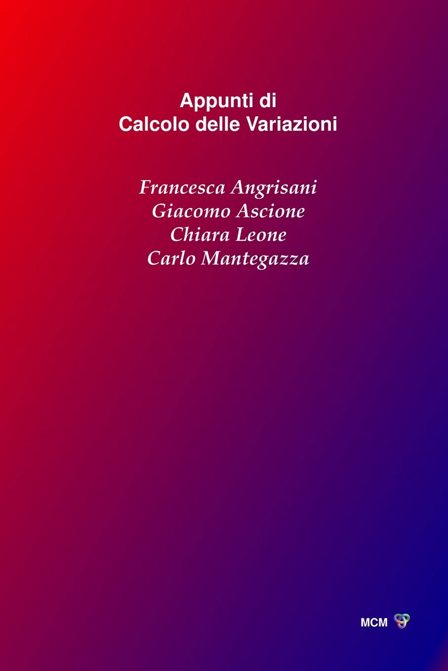 Appunti di Calcolo delle Variazioni book