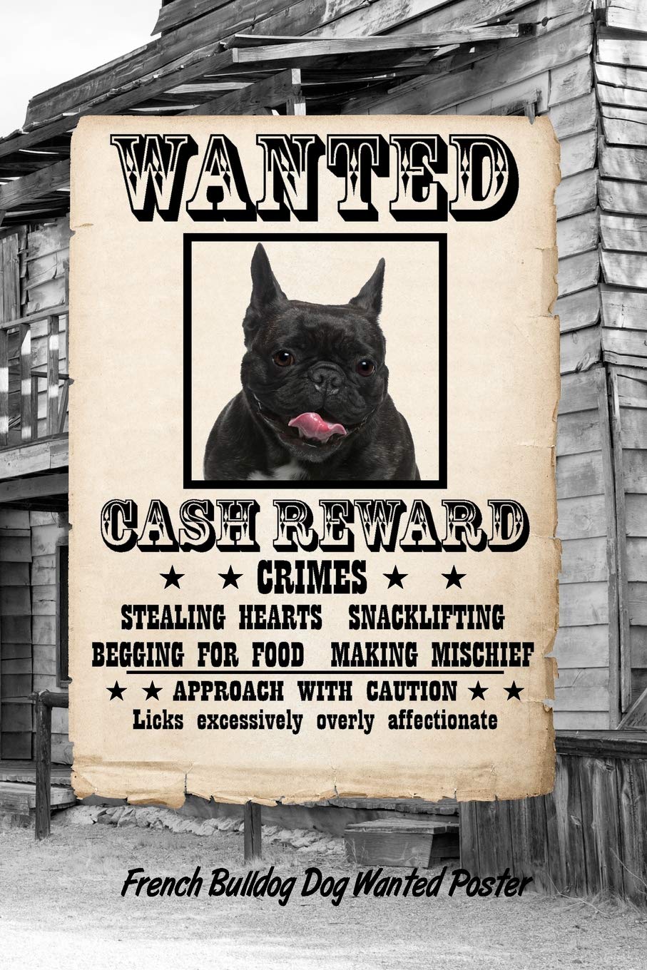 French Bulldog Dog Wanted Poster: Beer Tasting Journal Rate and Record Your Favorite Beers Collect Beer Name, Brewer, Origin, Date, Sampled, Rating, ... meter, Note and Flavor wheel 120 pages 6"x9" Essays & Short Stories