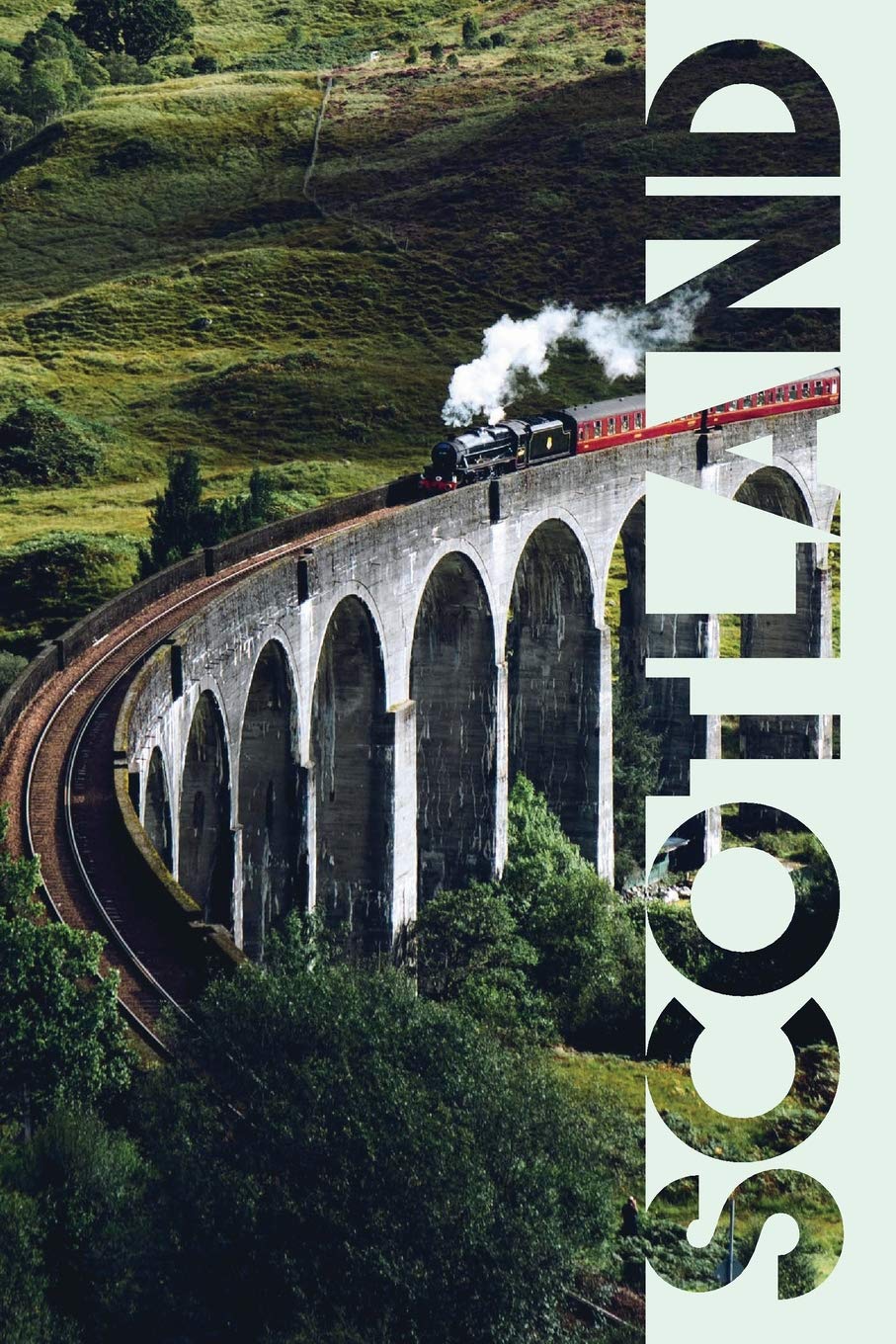 Scotland: Scottish Railway Compact Composition Book Notebook Journal Diary for Men, Women, Teen and Kids for Notes on Flights to Scotland from Boston Leisure, Home & Garden