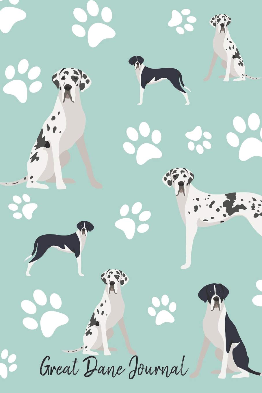 Great Dane Journal: Cute Dog Breed Journal Lined Paper (Dog Journals, Band 20) Learning & Reference