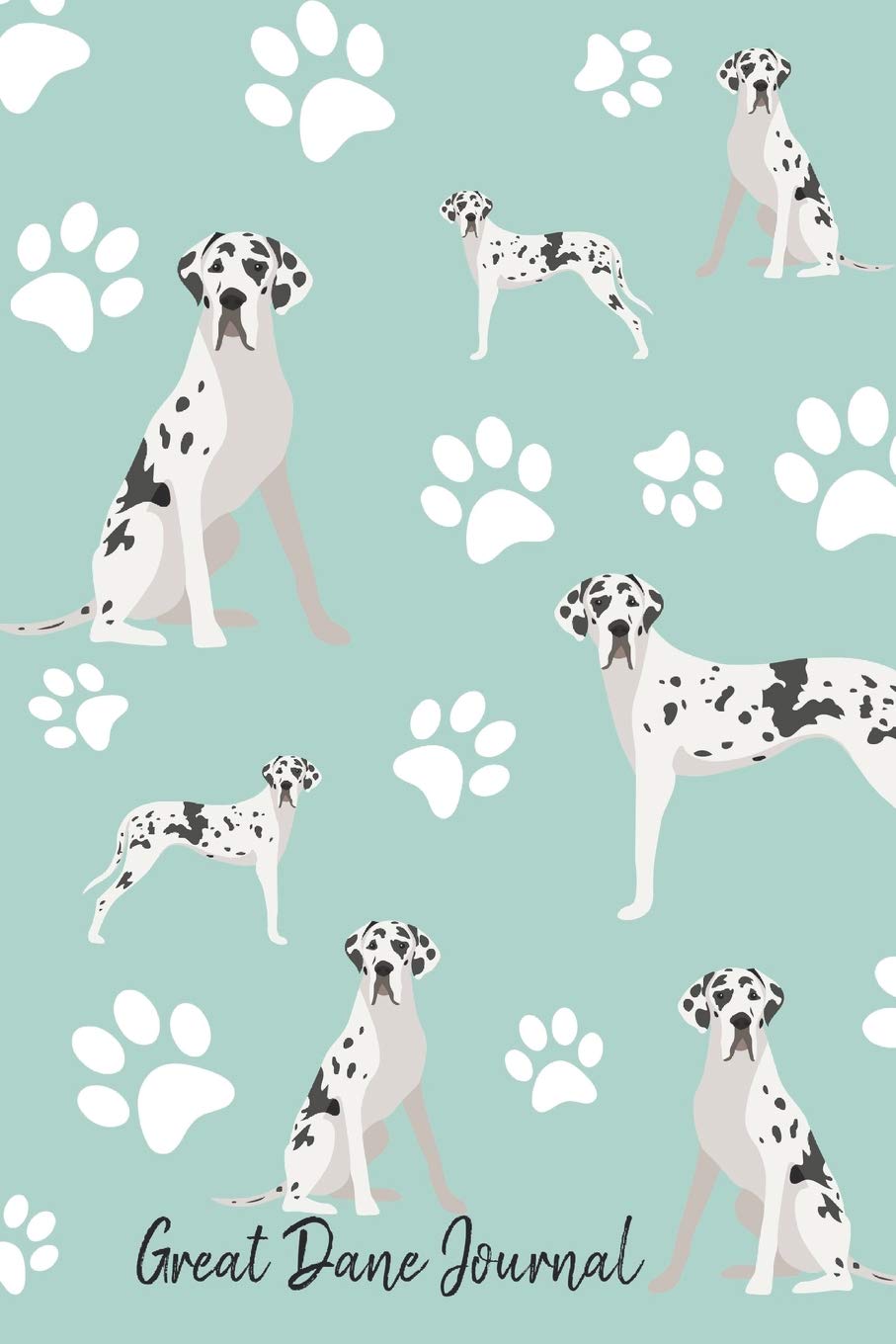 Great Dane Journal: Cute Dog Breed Journal Lined Paper (Dog Journals, Band 21) Learning & Reference