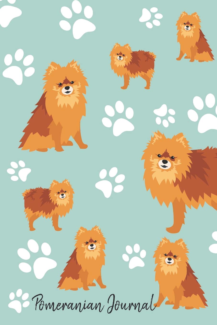 Pomeranian Journal: Cute Dog Breed Journal Lined Paper (Dog Journals, Band 23) Learning & Reference