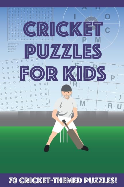 Cricket Puzzles for Kids book