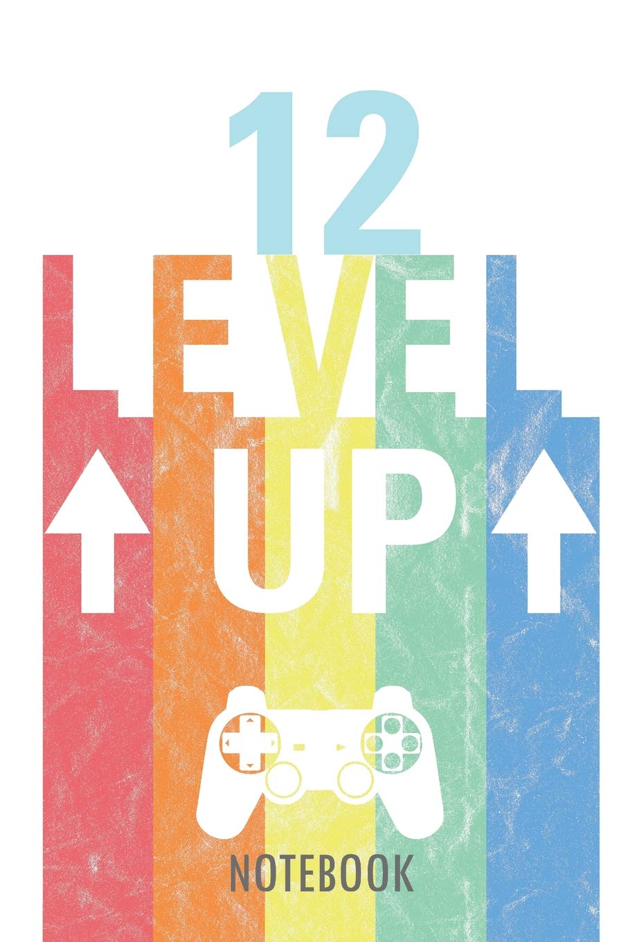 12 LEVEL UP - NOTEBOOK: Happy birthday for kids - A lined notebook for birthday boys and girls (12 years old) with a stylish vintage gaming design. Computer Science