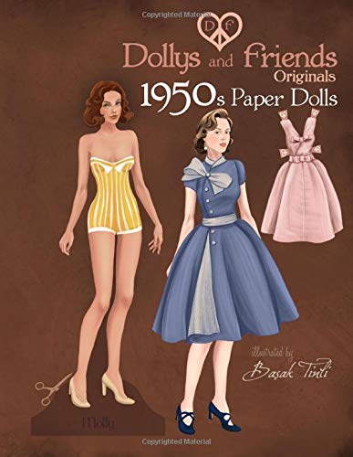 Dollys and Friends Originals 1950s Paper Dolls: Fifties Vintage Fashion Paper Doll Collection (Dollys and Friends ORIGINALS Paper Dolls) Hobbies & Crafts