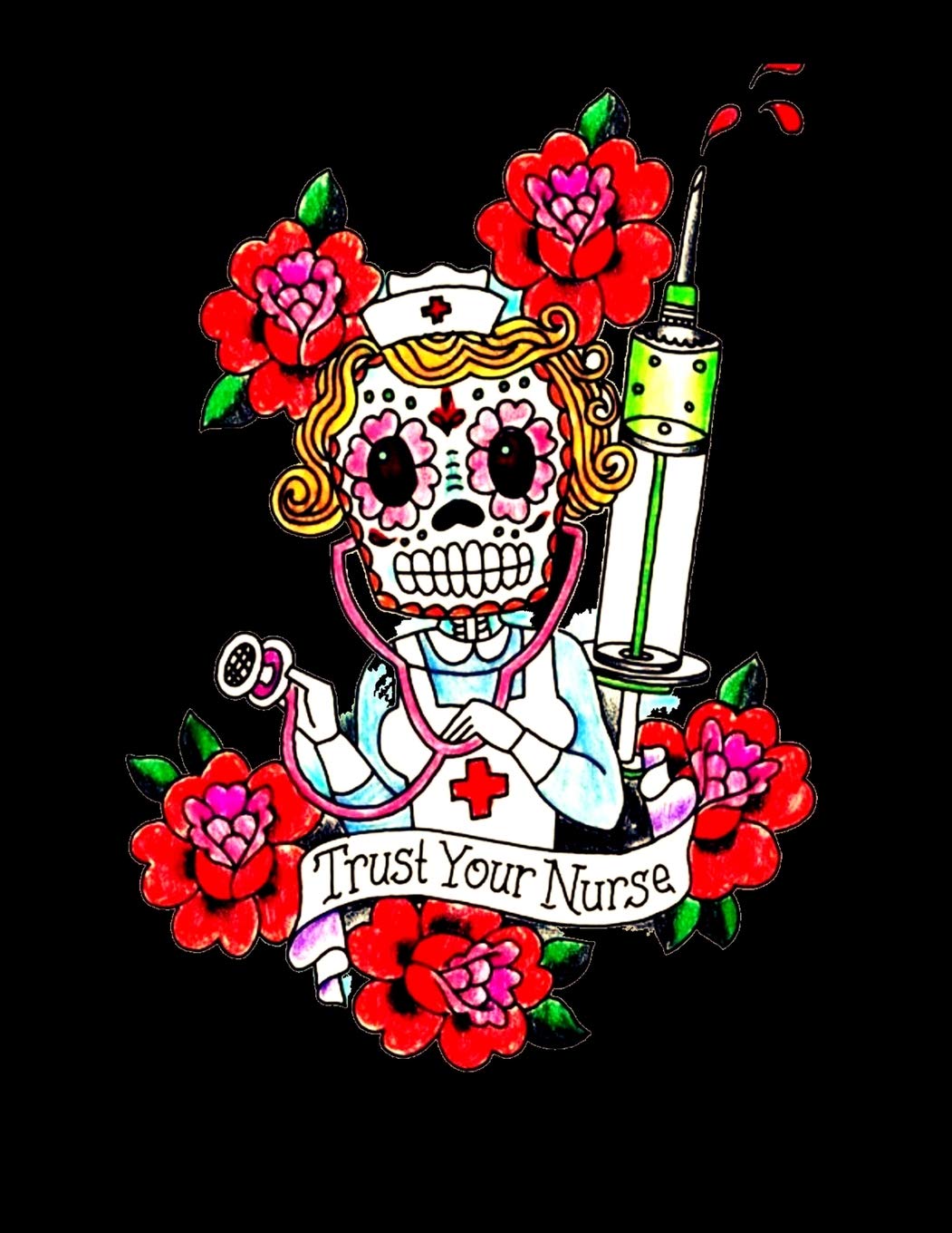 Trust Your Nurse: A Lined and Dot Grid Paper Composition Book/Journal for Nurses. RN's, LVN's, LPN's and Nursing Students. Cute and Funny & Nurse Appreciation Week Gifts for Her (Nurse Gift) Medicine