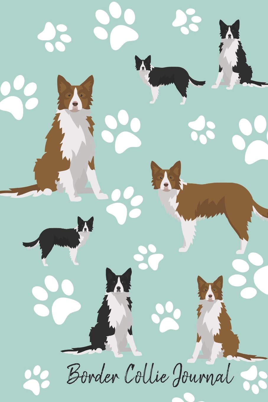 Border Collie Journal: Cute Dog Breed Journal Lined Paper (Dog Journals, Band 49) Learning & Reference