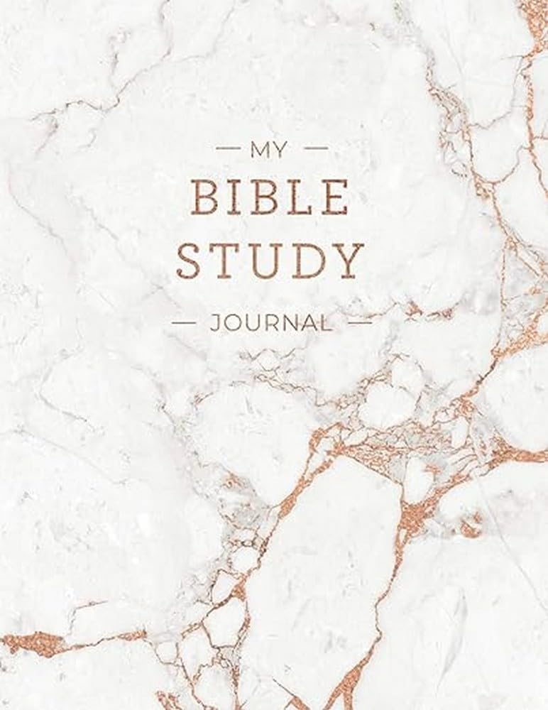 My Bible Study Journal: Beautiful Rose Gold Marble Bible Study and Prayer Journal for Women (Rose Gold Marble Prayer Journals, Band 1) Social Sciences
