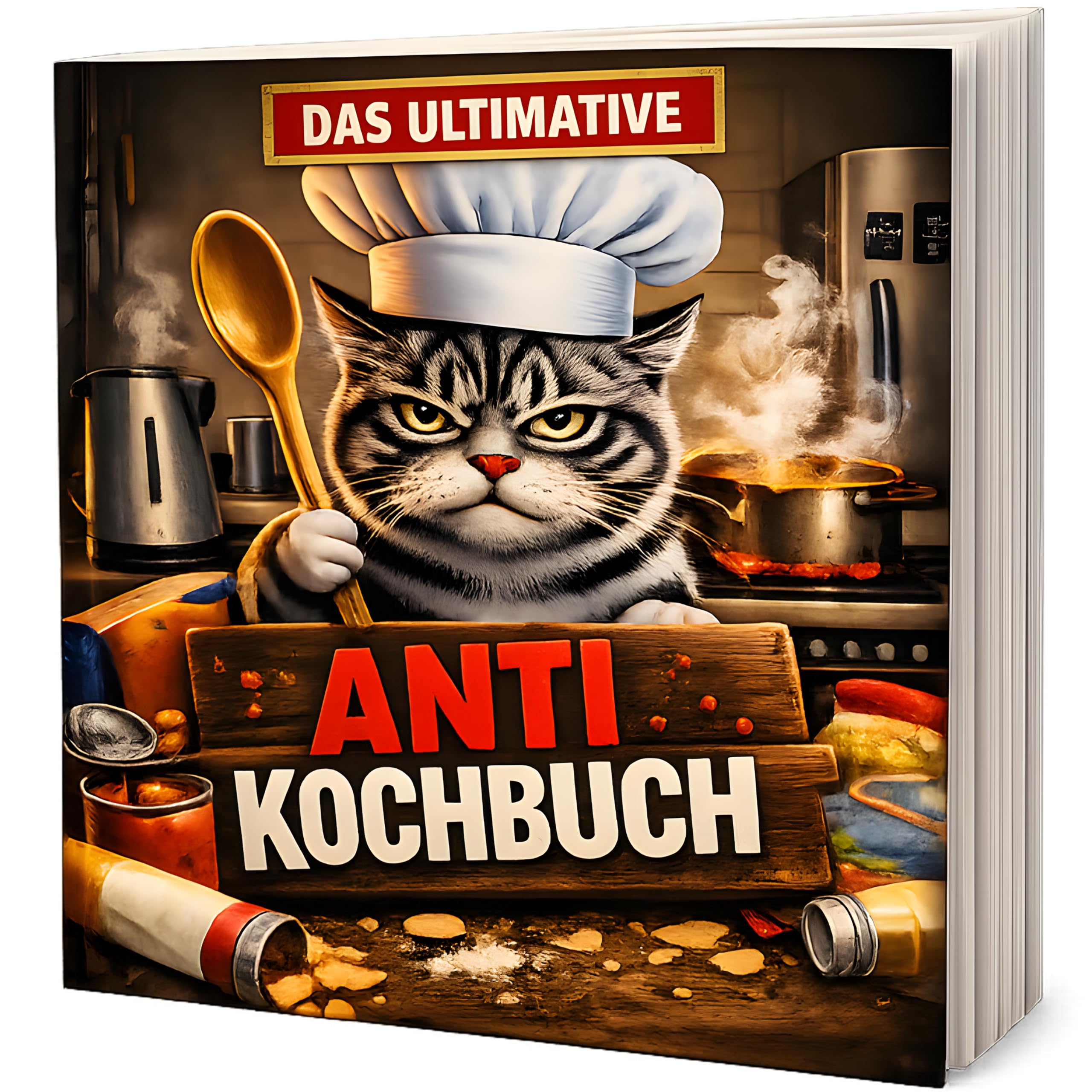 Das ultimative Anti-Kochbuch: Sinnlos "kochen" mit Wasserkocher, Toaster, Backofen, Mikrowelle und Co. - für Berufstätige, Faule, Unbegabte und Studenten Manga