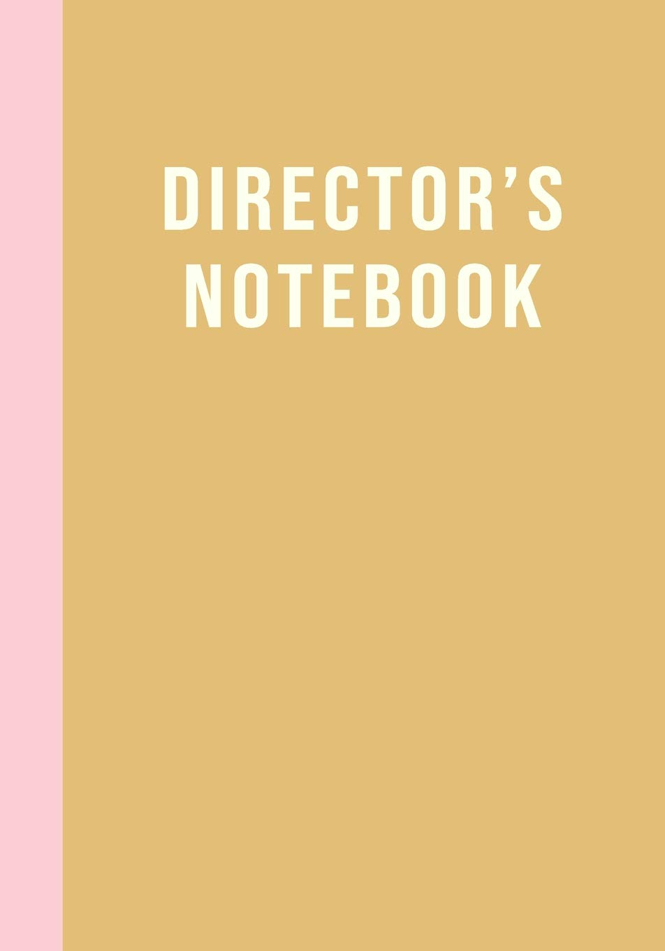 Director's Notebook: Modern 7 x 10" Notebook for Theater Directors of Musicals and Plays to Use for Show Notes, Blocking, Planning, and More Social Sciences