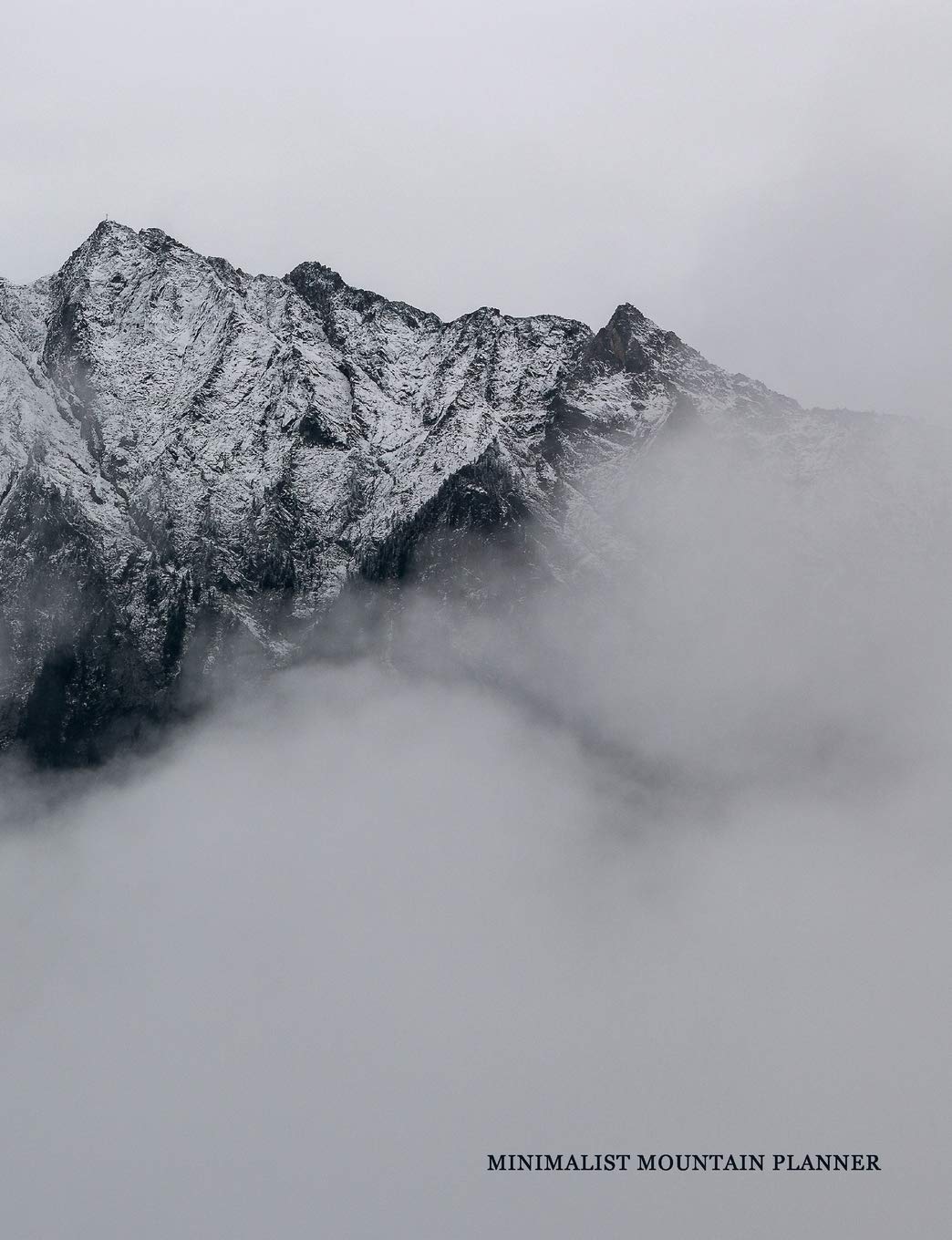 Minimalist Mountain Planner: 24 Month Weekly Planner - Climber's Snow Dream Geology & Geography