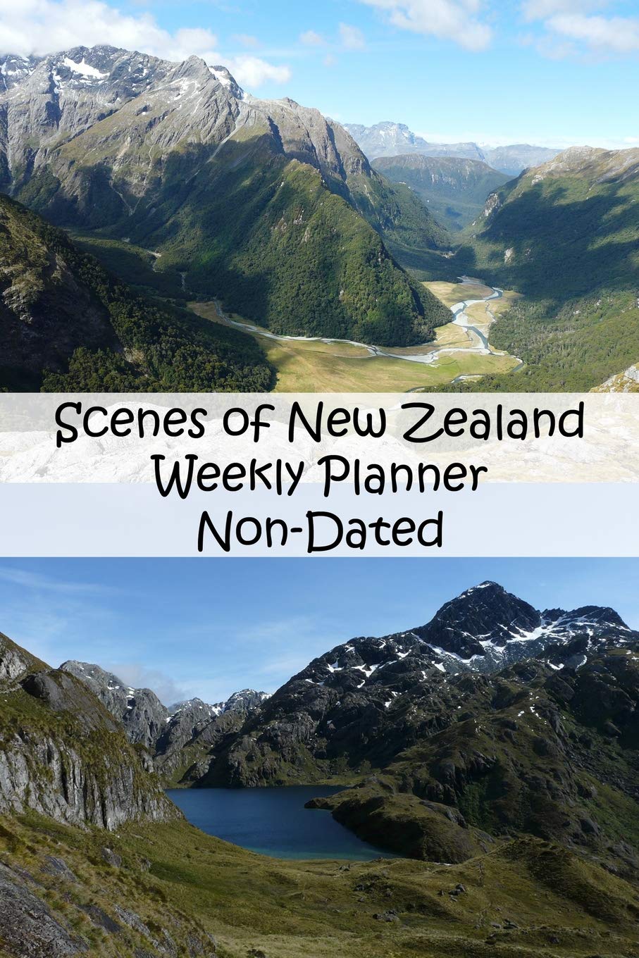 Scenes of New Zealand, Weekly Planner Non-Dated Reference Books