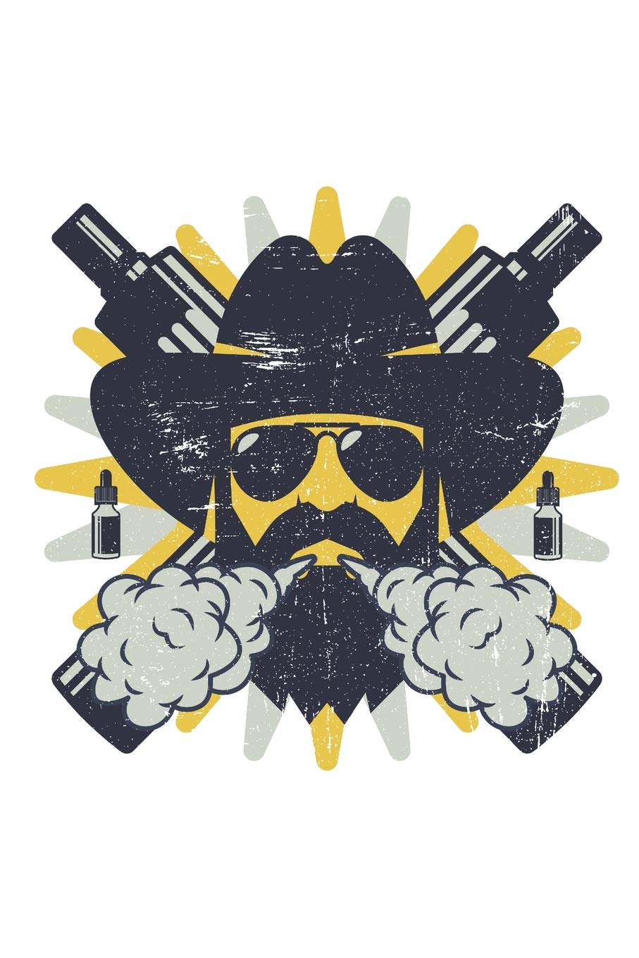 Cool Vaping Man: Blank Lined Notebook for Vaper and Steamer Books