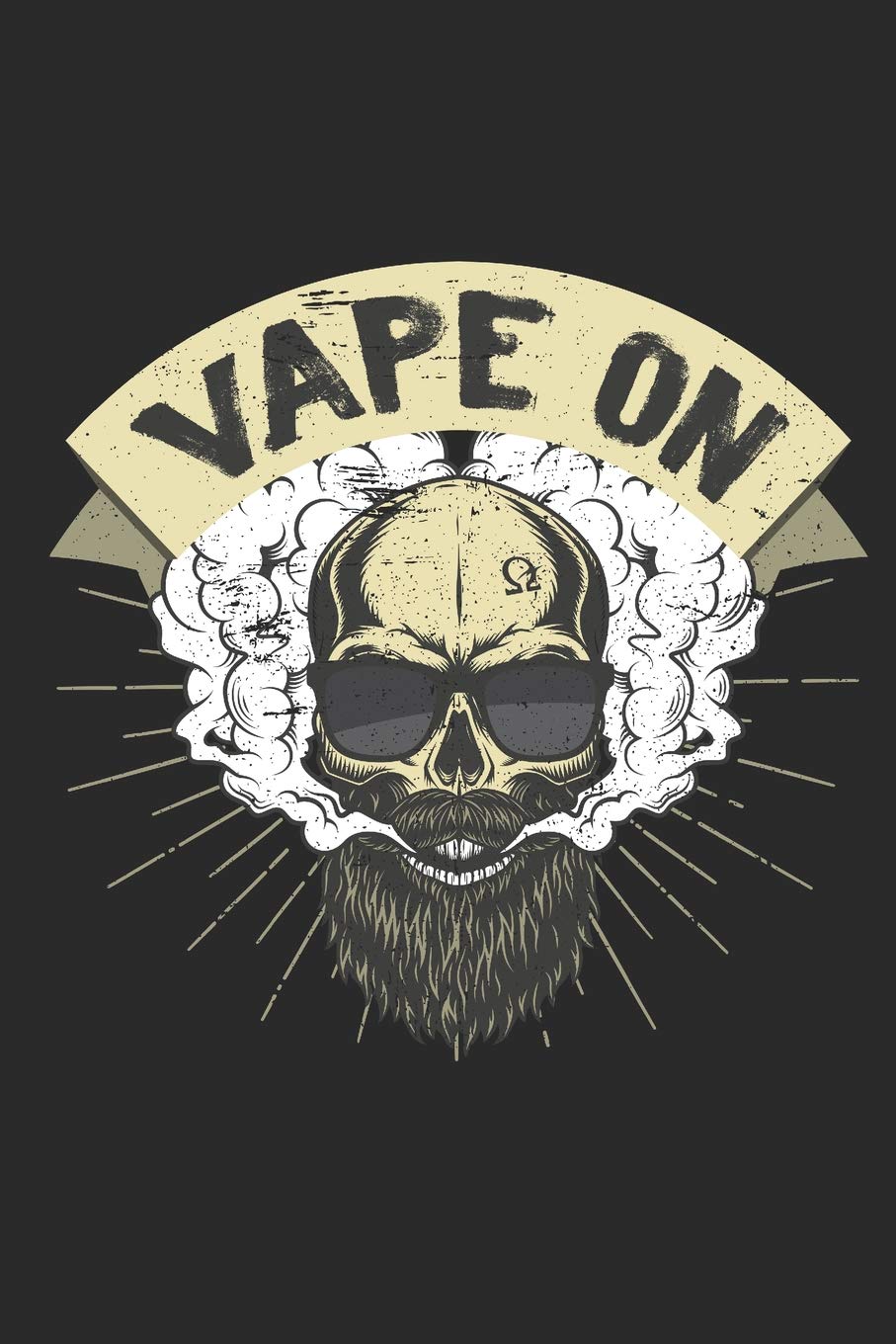 Vaping Hipster: Blank Lined Notebook for Vaper and Steamer Books