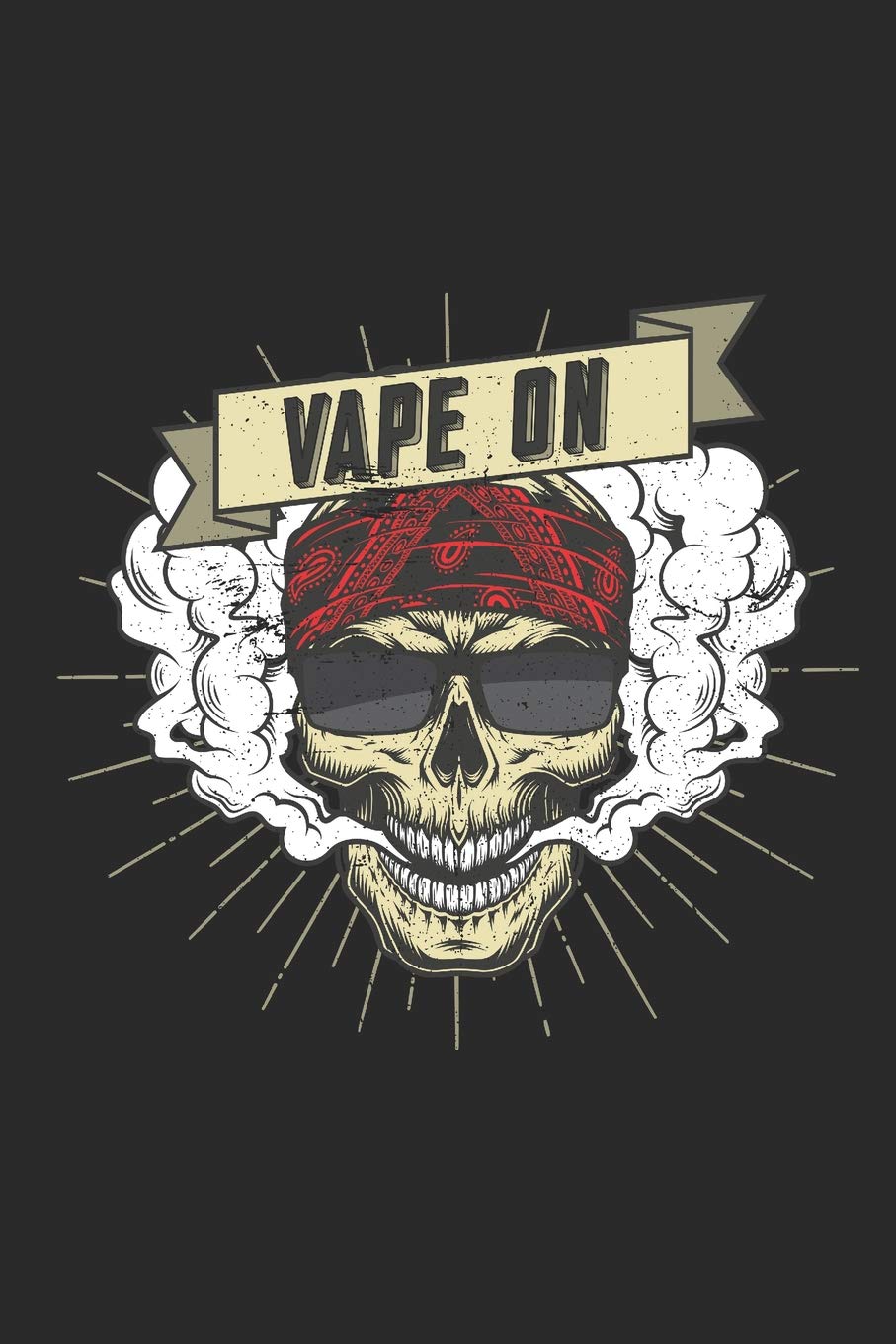 Vaping Rocker: Blank Lined Notebook for Vaper and Steamer Books