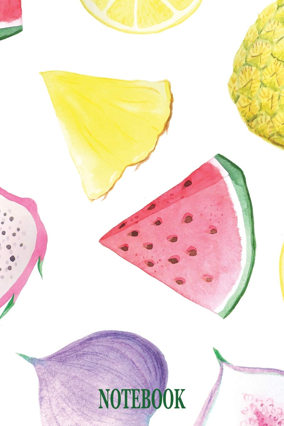 Notebook: Notebook and Journal for All Ages, Exercise and Composition Book and more (Fruits Patterned) (Tropical 6" x 9" 150 pages, Band 4) Essays & Short Stories