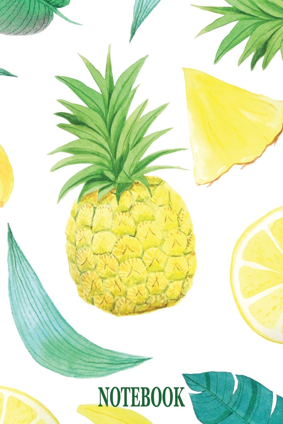 Notebook: Notebook and Journal for All Ages, Exercise and Composition Book and more (Yellow Fruits Patterned) (Tropical 6" x 9" 150 pages, Band 6) Essays & Short Stories