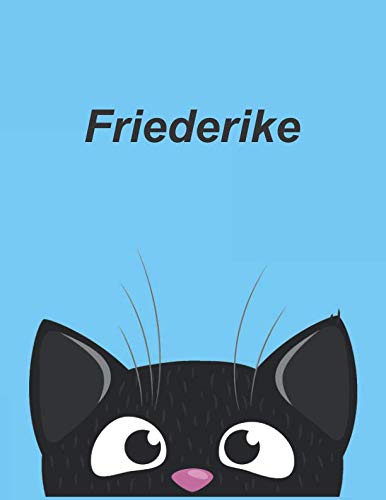 Personalisiertes Notizbuch: Friederike - über 100 Seiten, Dot Grid Notizbuch im A4+ Format mit Punkteraster Learning & Reference
