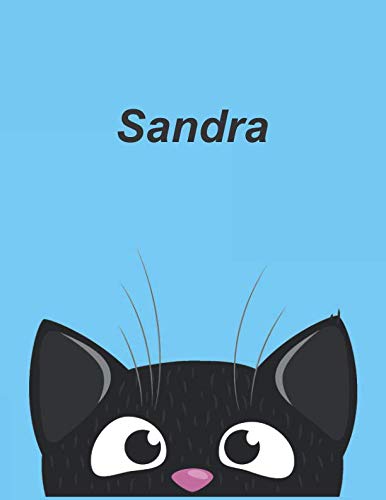 Personalisiertes Notizbuch: Sandra - über 100 Seiten, Dot Grid Notizbuch im A4+ Format mit Punkteraster Learning & Reference