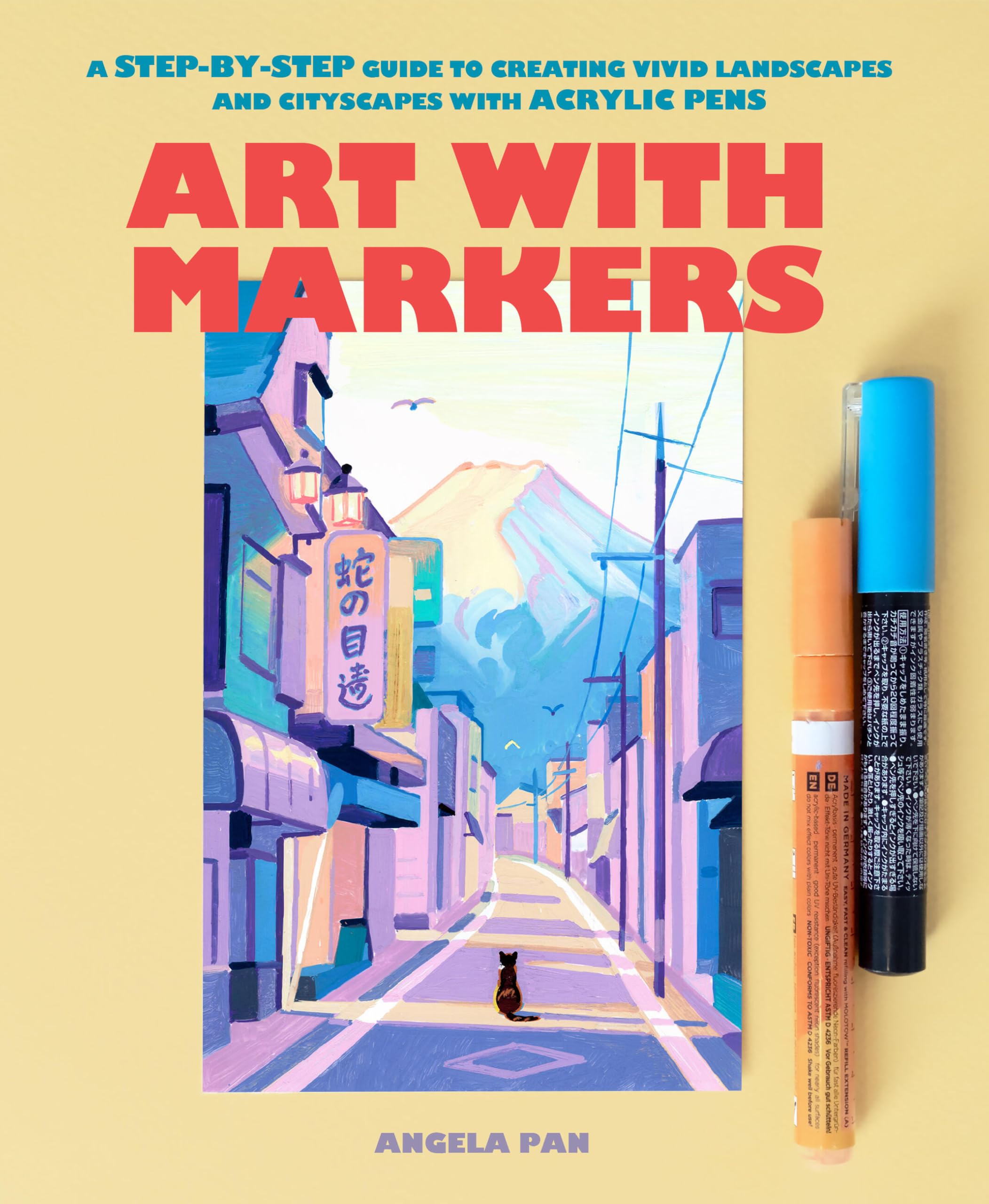 Art with Markers: A Step-by-Step Guide to Creating Vivid Landscapes and Cityscapes with Acrylic Pens Film, Art & Culture
