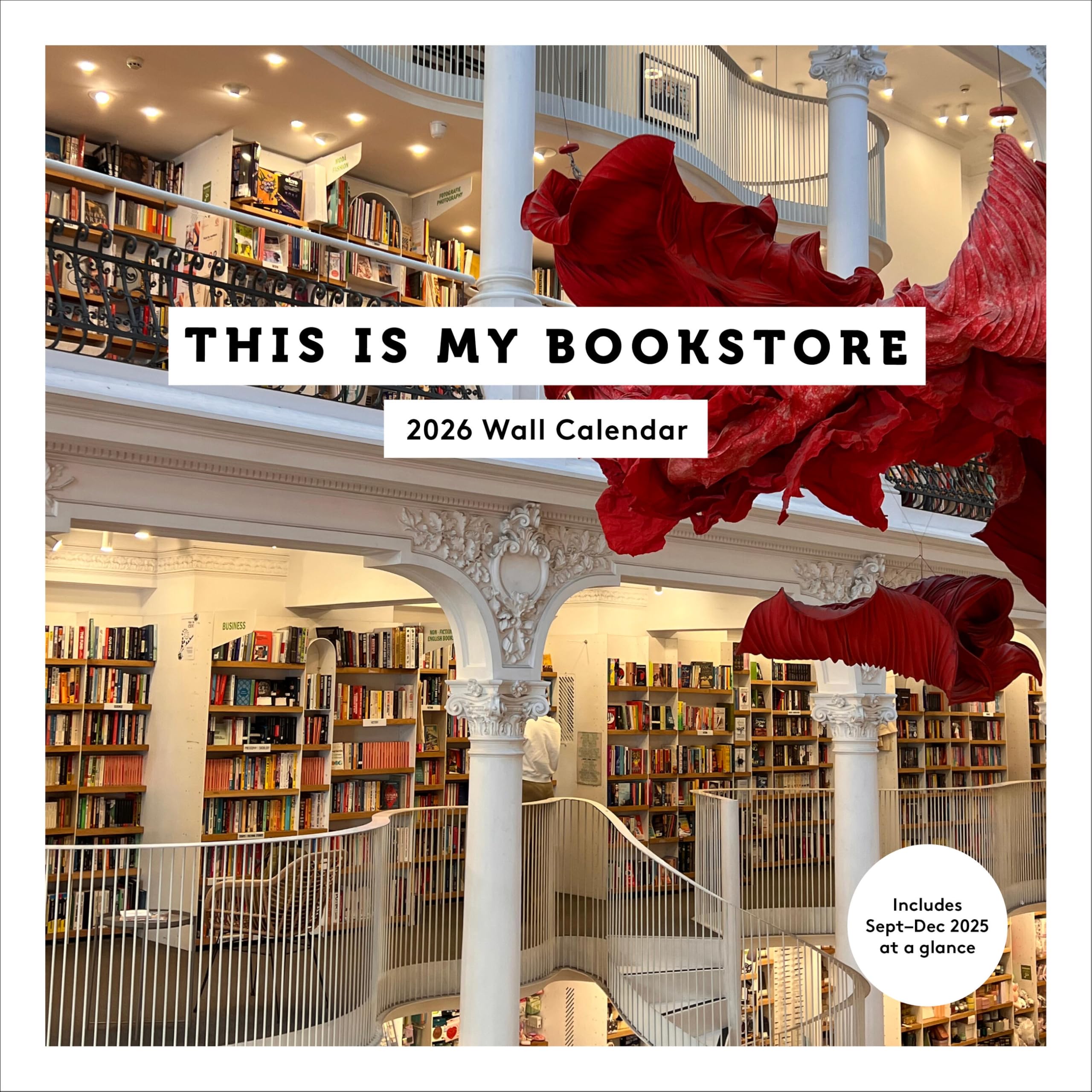 This Is My Bookstore 2026 Wall Calendar Photography