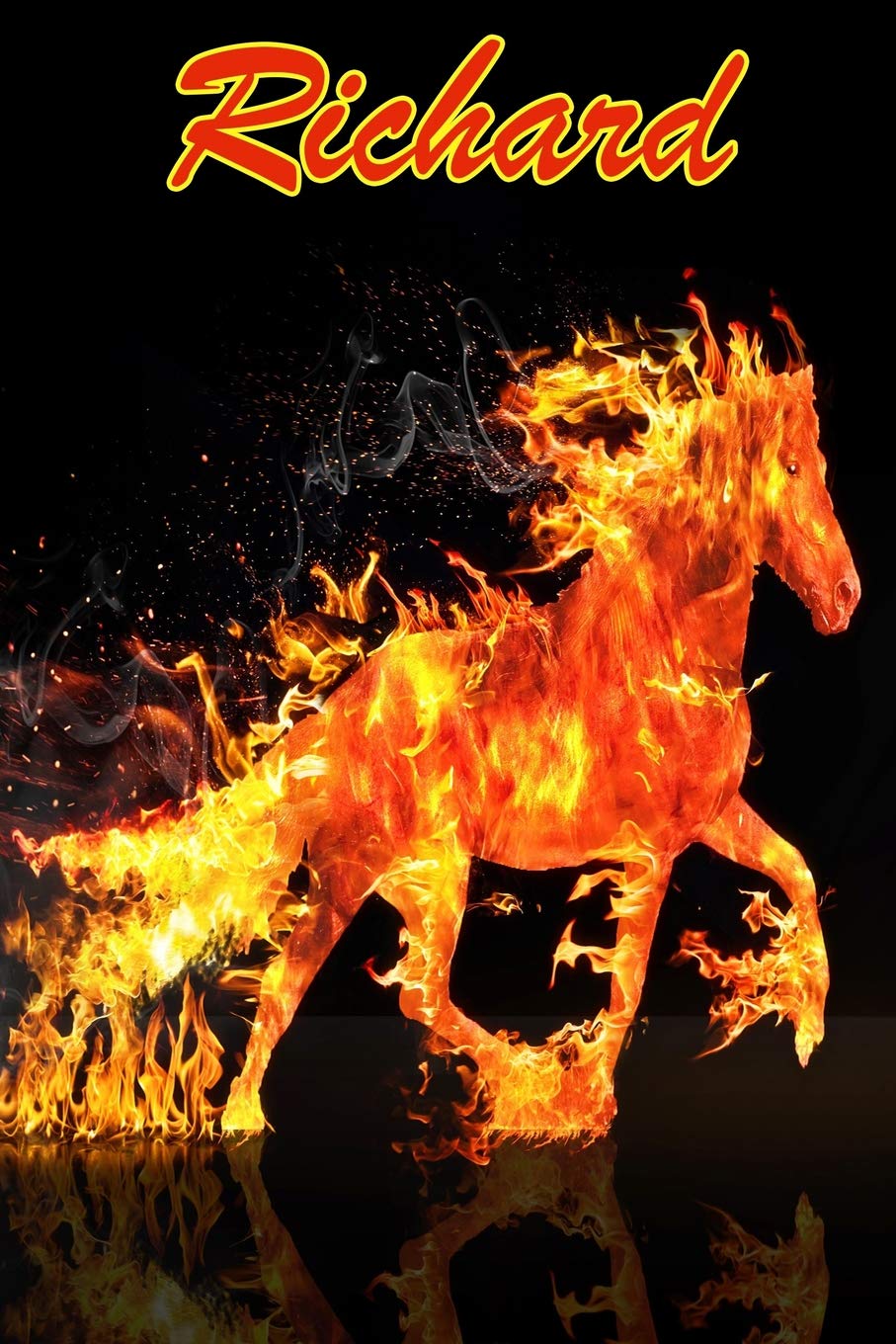 Horse Passion: Richard: College Ruled | Composition Book | Diary | Lined Journal Mathematics
