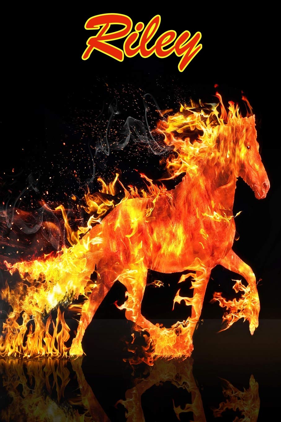Horse Passion: Riley: College Ruled | Composition Book | Diary | Lined Journal Mathematics