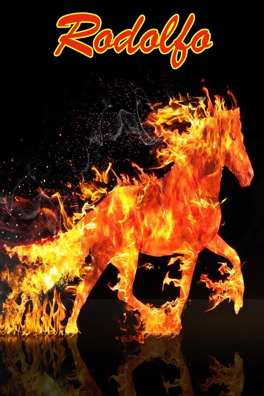Horse Passion: Rodolfo: College Ruled | Composition Book | Diary | Lined Journal Mathematics