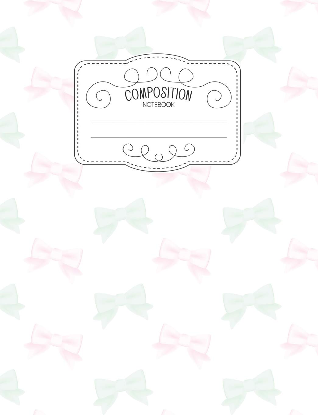 Composition Notebook: Kawaii College Ruled Narrow Line Comp Books for School - Pastel Ribbons (Pastel Cute Journals for Students, Band 58) Books