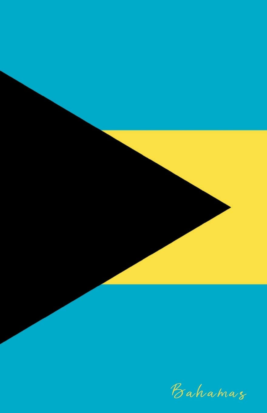 Bahamas: Flag Notebook, Travel Journal to write in, College Ruled Journey Diary Leisure, Home & Garden