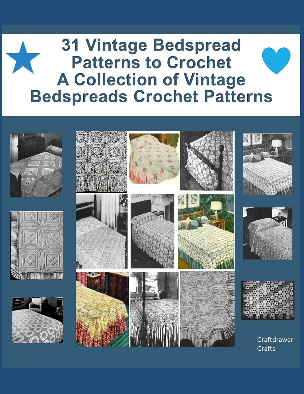31 Vintage Bedspread Patterns to Crochet - A Collection of Vintage Bedspreads Crochet Patterns Hobbies & Crafts