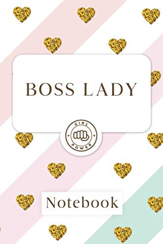Boss lady: Blank Lined Girl Power Writing Journal 6x9 120 Pages Matte Finish White Paper Learning & Reference