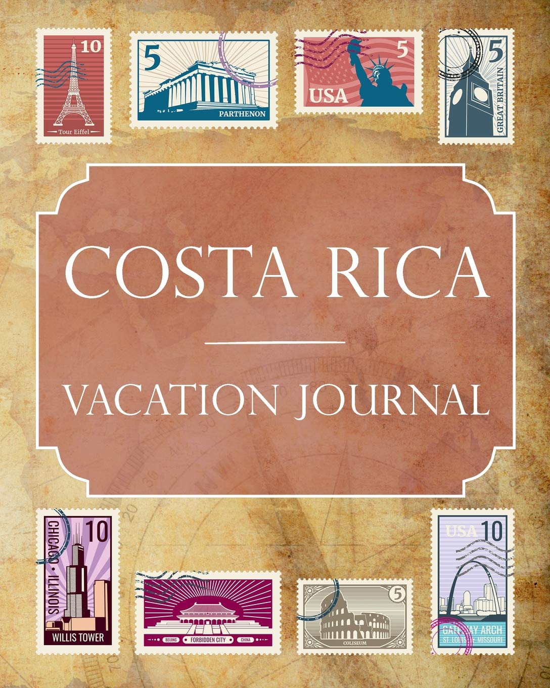 Costa Rica Vacation Journal: Blank Lined Costa Rica Travel Journal/Notebook/Diary Gift Idea for People Who Love to Travel Leisure, Home & Garden