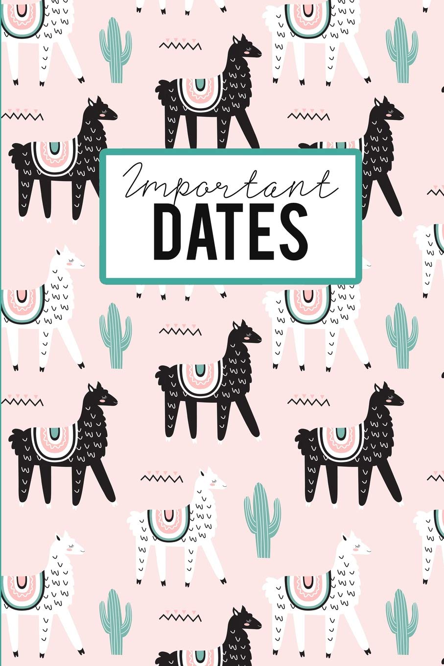 Important Dates: Birthday Anniversary and Event Reminder Book, Cute LLama Cover Hobbies & Crafts