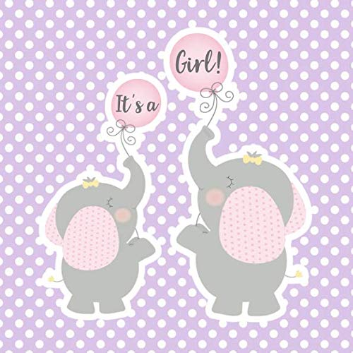 It's a Girl!: Pink Elephant Baby Shower Guest Book Girl - It's a Girl Baby Shower Guest Book - Elephant Baby Shower Sign in Book - Elephant Theme Baby ... - Baby Shower Guest Book with Gift Log - 1 Parents & Children