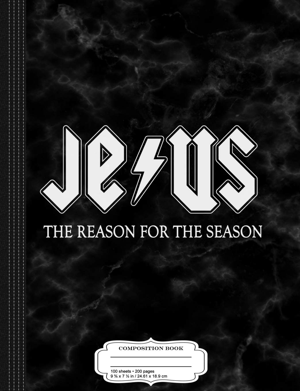 Jesus The Reason for the Season Christmas Composition Notebook: College Ruled 9¾ x 7½ 100 Sheets 200 Pages For Writing Business, Finance & Career