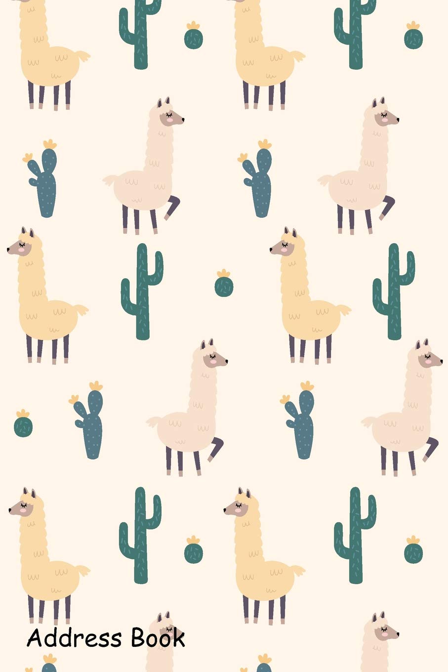 Address Book: For Contacts, Addresses, Phone, Email, Note,Emergency Contacts,Alphabetical Index With Cute Alpaca Succulent Hobbies & Crafts