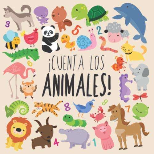 ¡Cuenta los animales!: ¡Un divertido libro de rompecabezas para niños de 2 a 5 años! Non-fiction